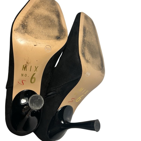 Mix 6 Lexey Square Toe Spike Heeled Booties Womens Sz 6 - Picture 12 of 12